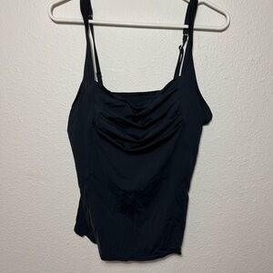 Calvin Klein Black Ruched Camisole Bikini